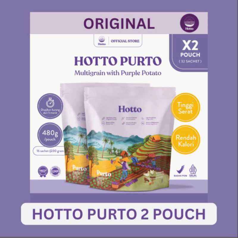 

HOTTO PURTO 2 POUCHES ORI DAN SEGEL