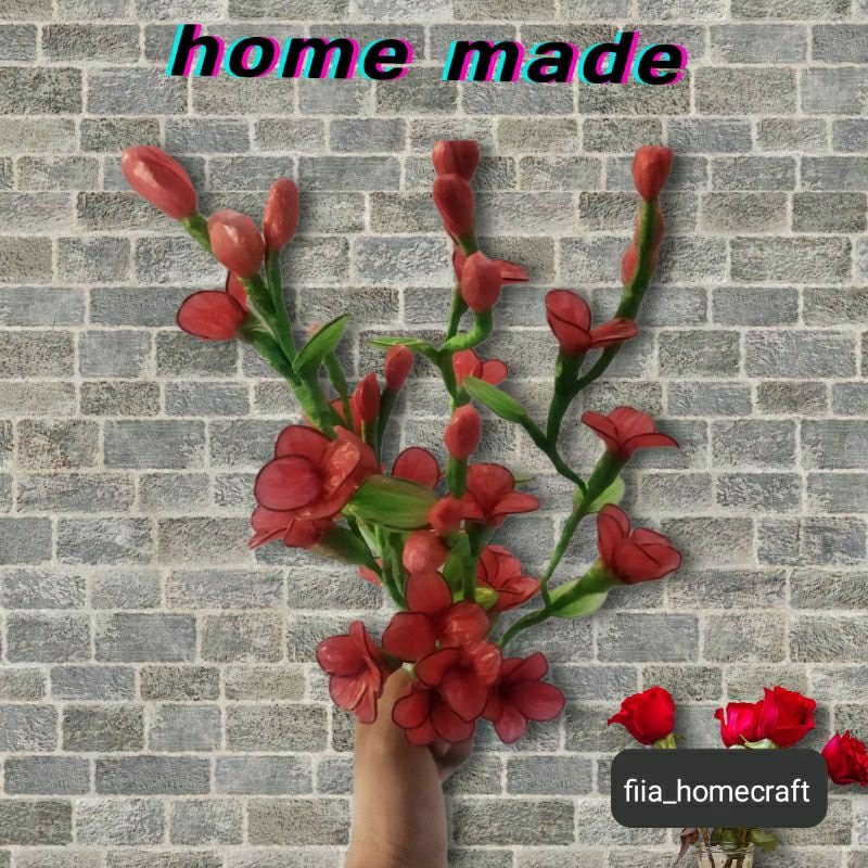 BUNGA HIAS MEJA DAN RUANGAN DARI PLASTIK  |BUNGA HIAS RUANG TAMU |BUNGA HIAS MURAH | PRAKARYA