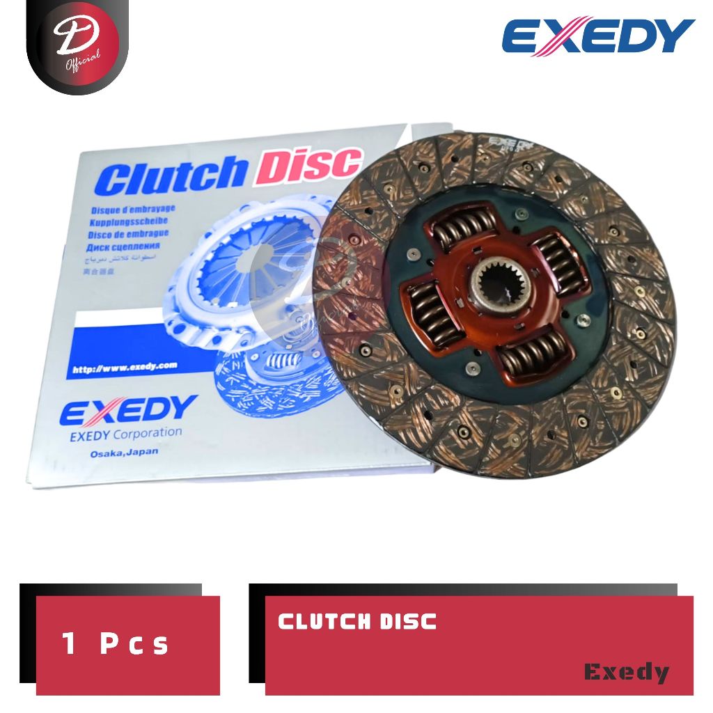 Clutch Disc Kampas Kopling Toyota Innova Bensin 2.0 2.000cc Tahun 2004-2015 Exedy TYD123U Asli Origi