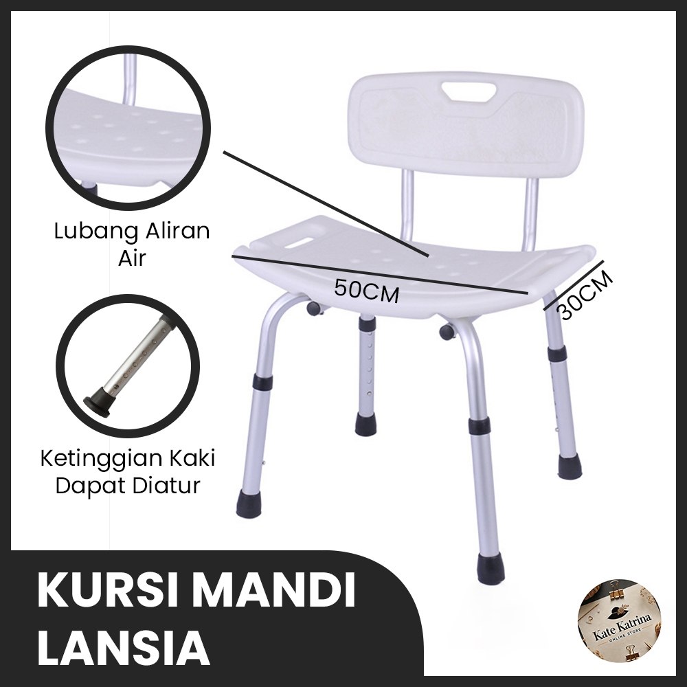 KK  Shower Chair / Kursi Buat Mandi Lansia