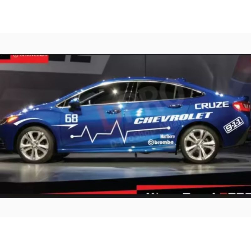 stiker mobil chevrolet cruze stiker body variasi Chevrolet cruze