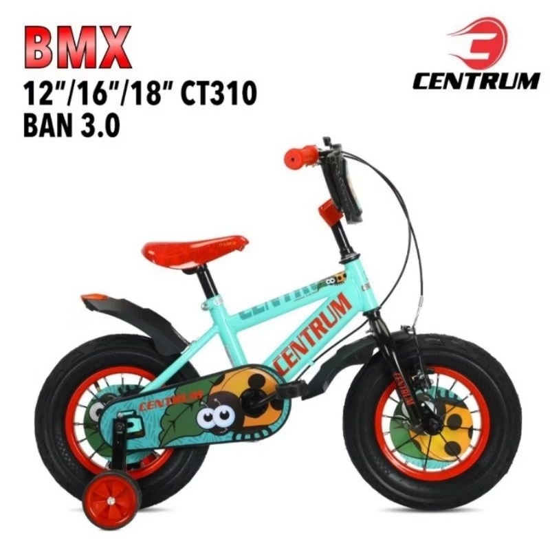 Sepeda Anak BMX 12 16 18 Inch CENTRUM CT310 Kumbang BAN 3.0 (JUMBO) READY Pontianak