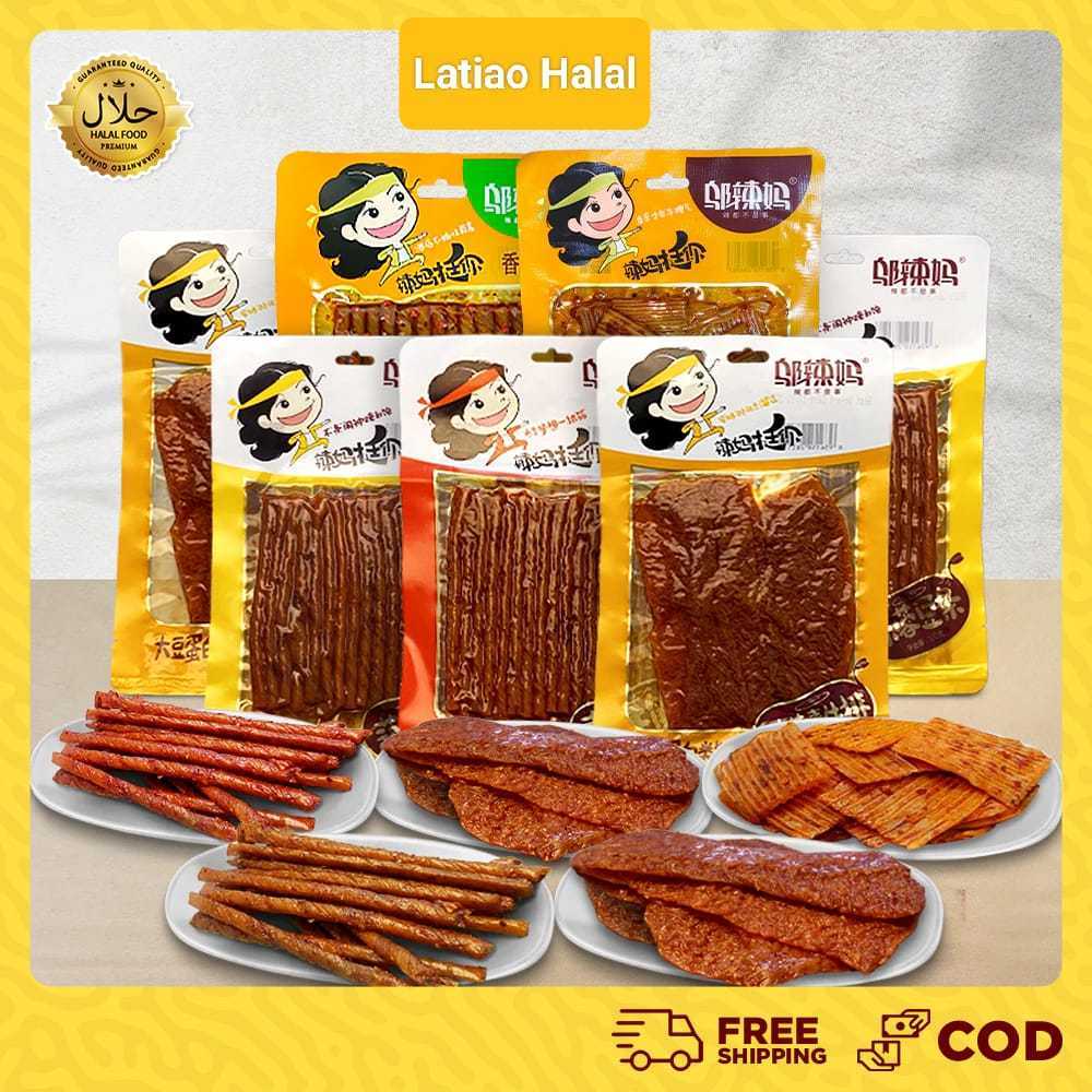 

Latiao Family Snack - Wulama Gluten Latiao Snack Vegetarian Food[HALAL]