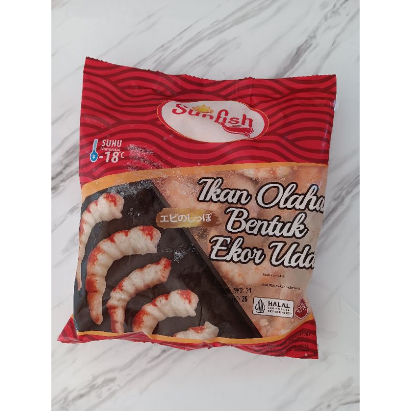 

Sunfish Ikan Olahan bentuk Udang 500gr