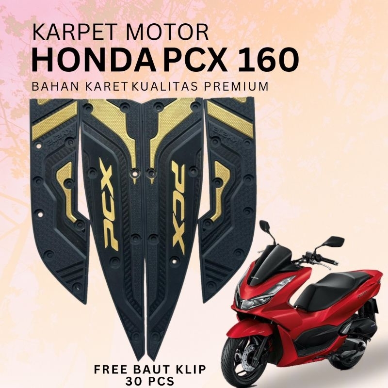 PIJAKAN ALAS KAKI KARPET PCX 160 VARIASI AKSESORIS  PCX 160