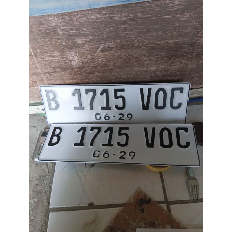 Plat mobil font baru