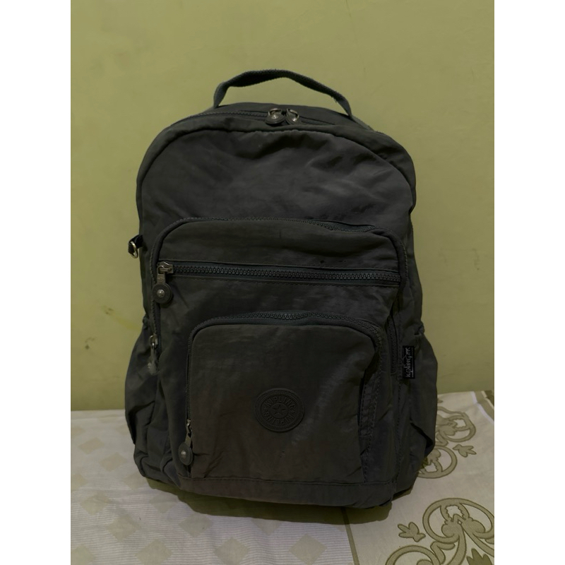 preloved ransel kipling abu abu