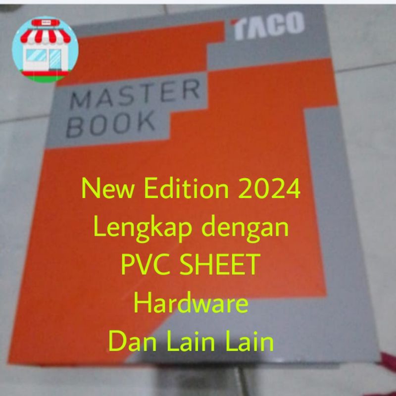 Katalog Hpl Taco Masterbook edisi Terbaru 2024 Terlengkap dengan PVC sheet, hardware,Adhesive dll