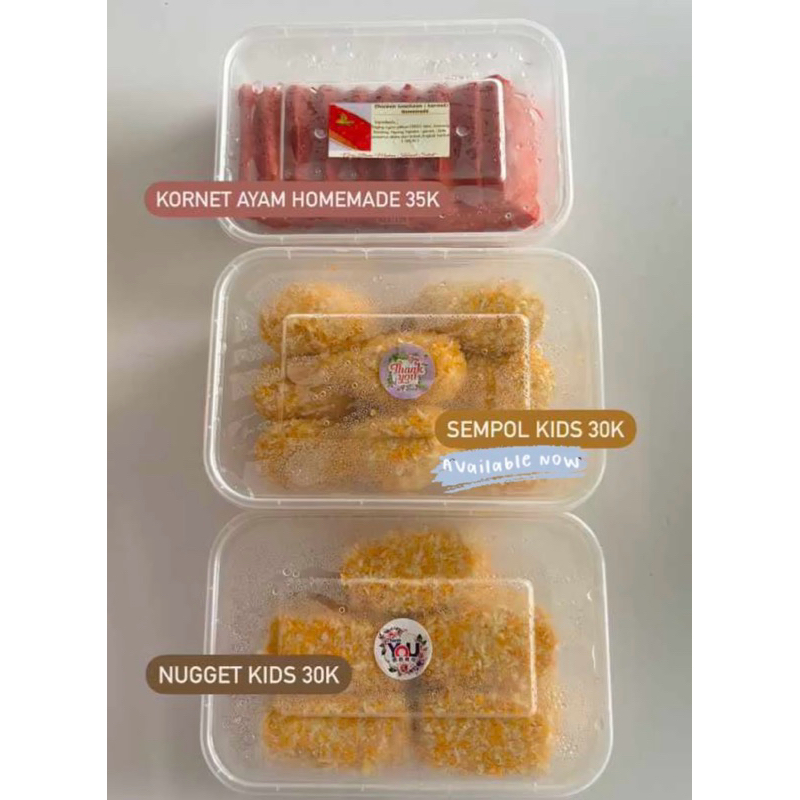 

KORNET AYAM HOMADE KIDS Isi 10 Pcs (No Micin)