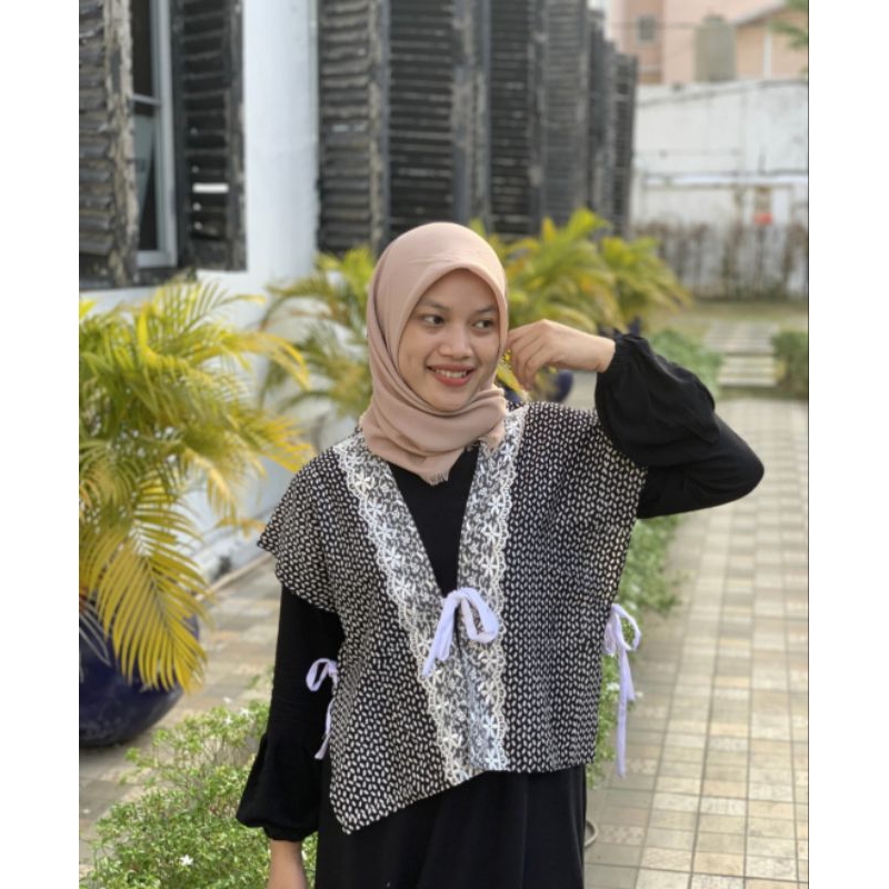 vest batik // vest modern // vest renda