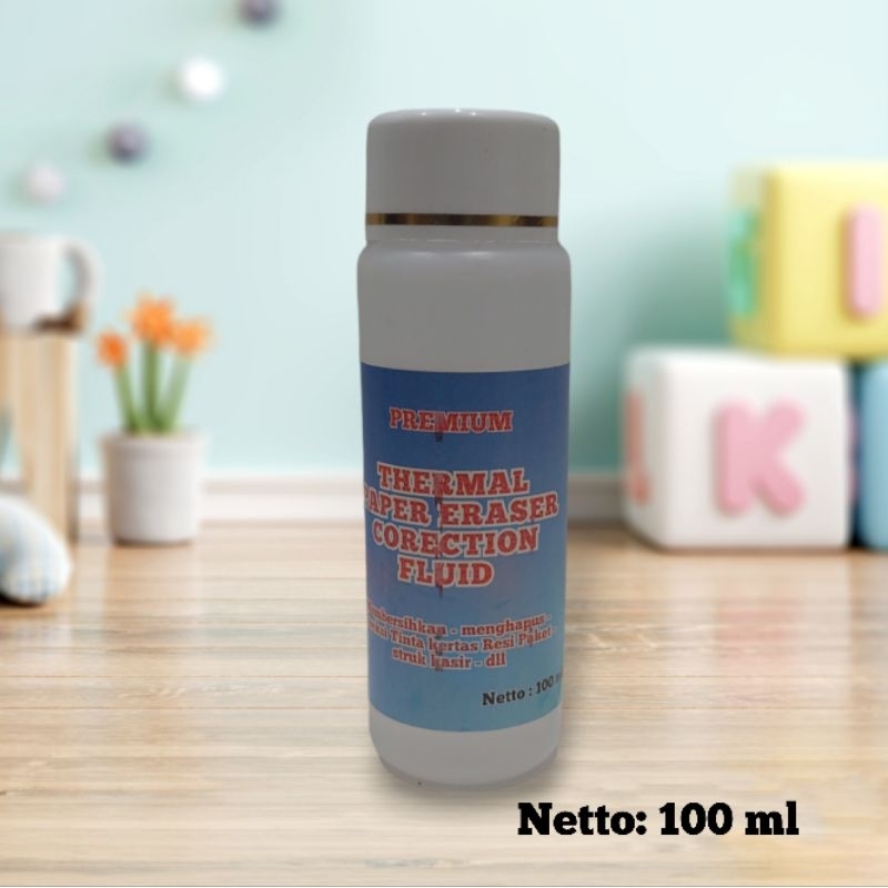 

Refill cairan Penghapus resi thermal alamat paket penghapus tinta thermal paper 100 ml