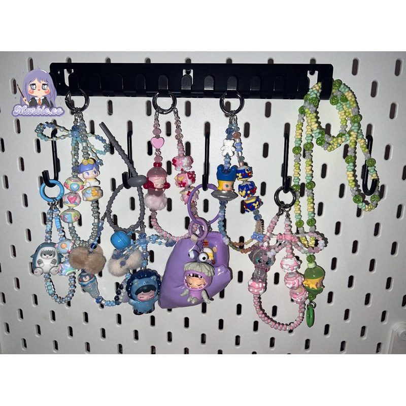 Gantungan HP | Gantungan Tas Bag Charm Original | Lanyard | Popmart Lilios Skull Panda Molly Zsiga M