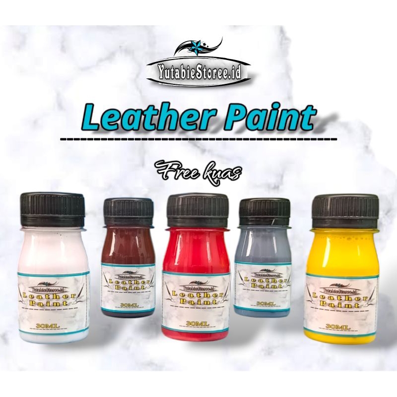 Leather Paint 100 ML Cat Sepatu Kulit Asli Cat Tas Kulit Permanen/Cat Kulit Sepatu Permanen