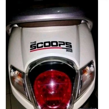 STICKER SCOOPY R12 /Sticker cutting/Sticker variasi
