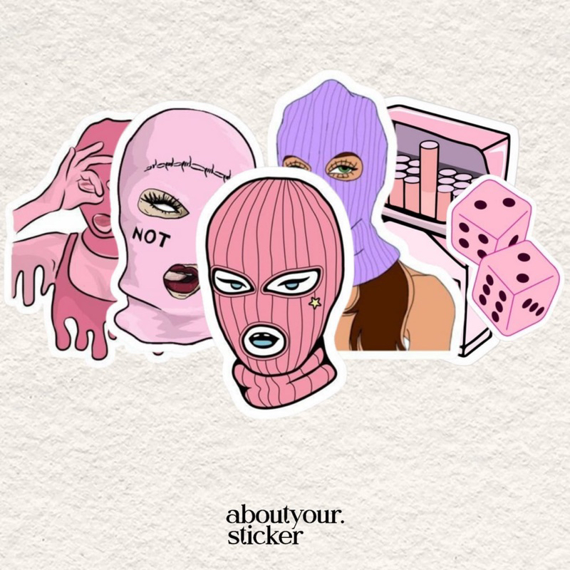 

Stiker aestetik isi 6pcs