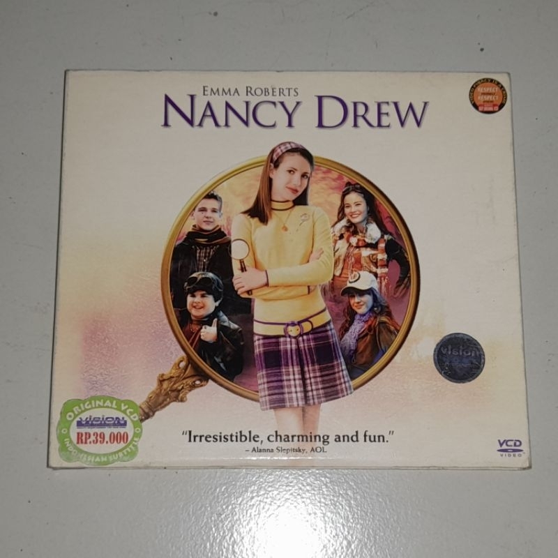 VCD Nancy Drew Emma Roberts (2007) 2 Disc ORIGINAL Vision VideoCD