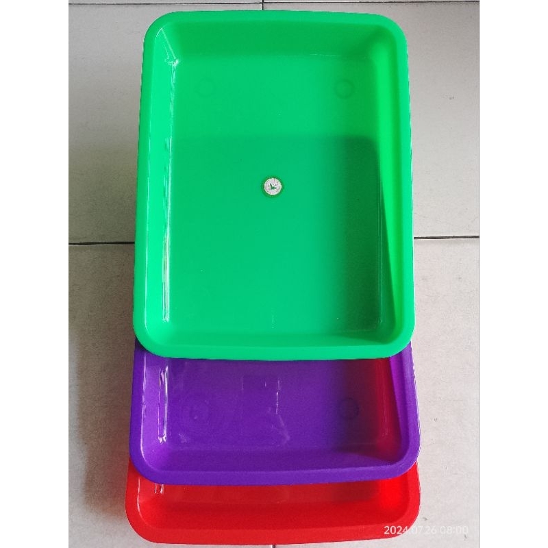 SL Nampan Kotak Plastik No.3 | Baki Kotak Plastik