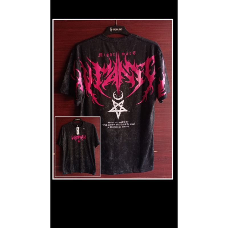 Kaos Disto Washing Black