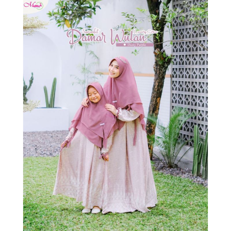 Dilovable.id | SARIMBIT DAMAR WULAN GAMIS MOTIF SILK GAMIS ANAK SARIMBIT LEBARAN BY. MALIHA