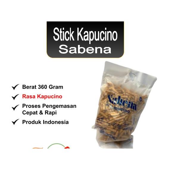 

Stick Kapucino Sabena 360 Gr / Stik Cappuccino Sabena / Snak Stik / Snack Stick Sabena