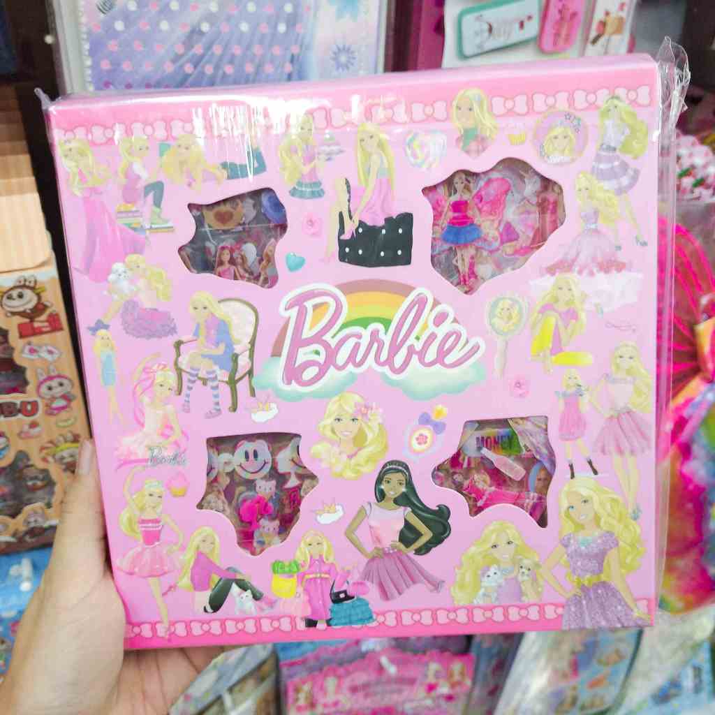 

100 PCS STICKER BARBIE STIKER ANAK PEREMPUAN GIRL BOX HAMPERS SOUVENIR ULANG TAHUN KADO ANAK