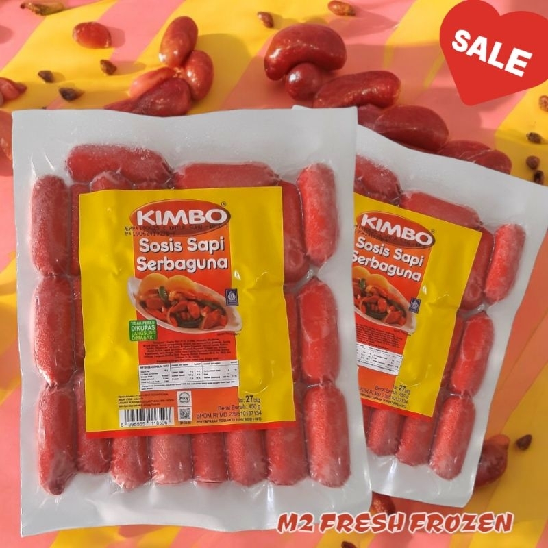 

Sosis Sapi Kimbo Merah Coctail 450 Gram ( isi 27btg)