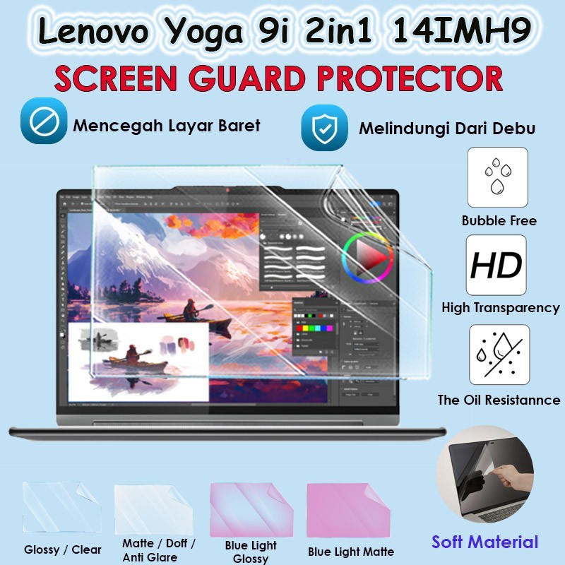 Lenovo Yoga 9i 2in1 14IMH9 Antigores Pelindung Laptop Screen Guard Protector Glossy Matte Blueray Bl