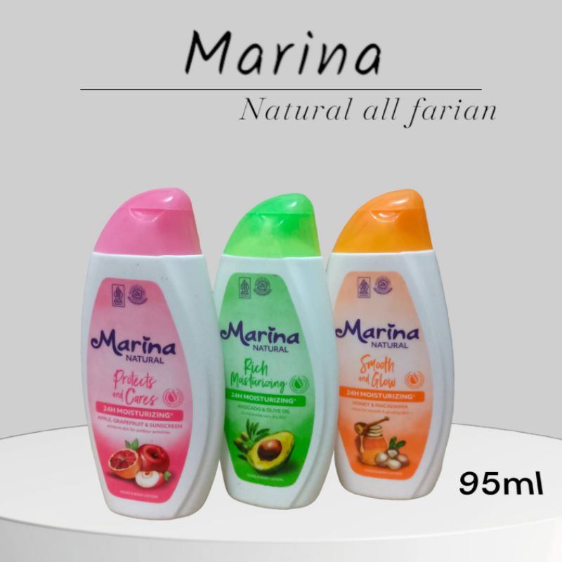 Marina Natural Hand and Body Lotion Kecil 95ml