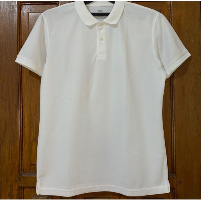 Kaos Kerah Pria Merk Uniqlo Original