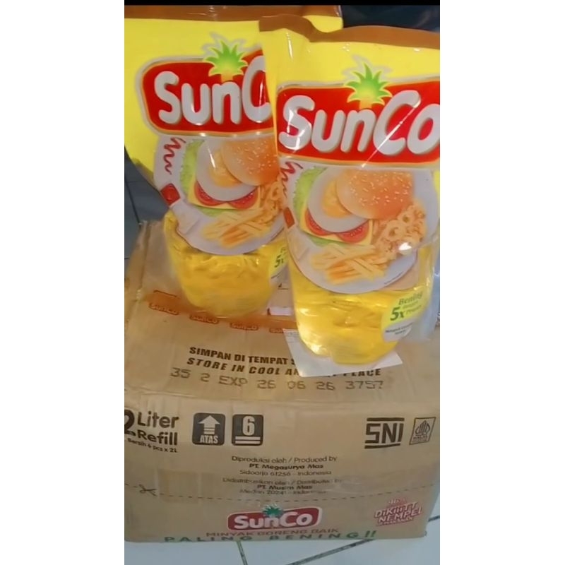 

2 dus minyak sunco 2liter