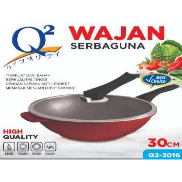 (Q2-3016) | WAJAN SERBAGUNA Q2-3016 | WAJAN ANTI LENGKET Q2-3016 | WAJAN DIAMETER 30 CM Q2-3016