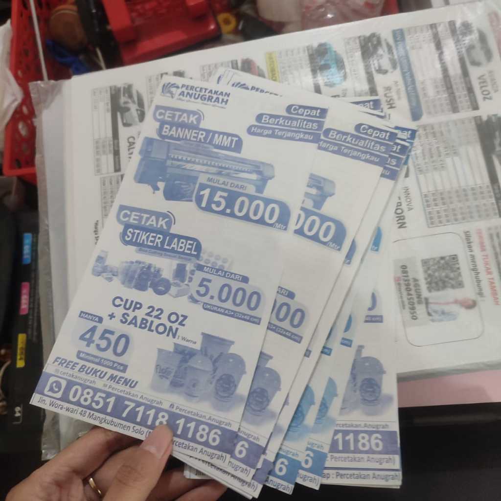 

CETAK BROSUR LEAFLET ART PAPER
