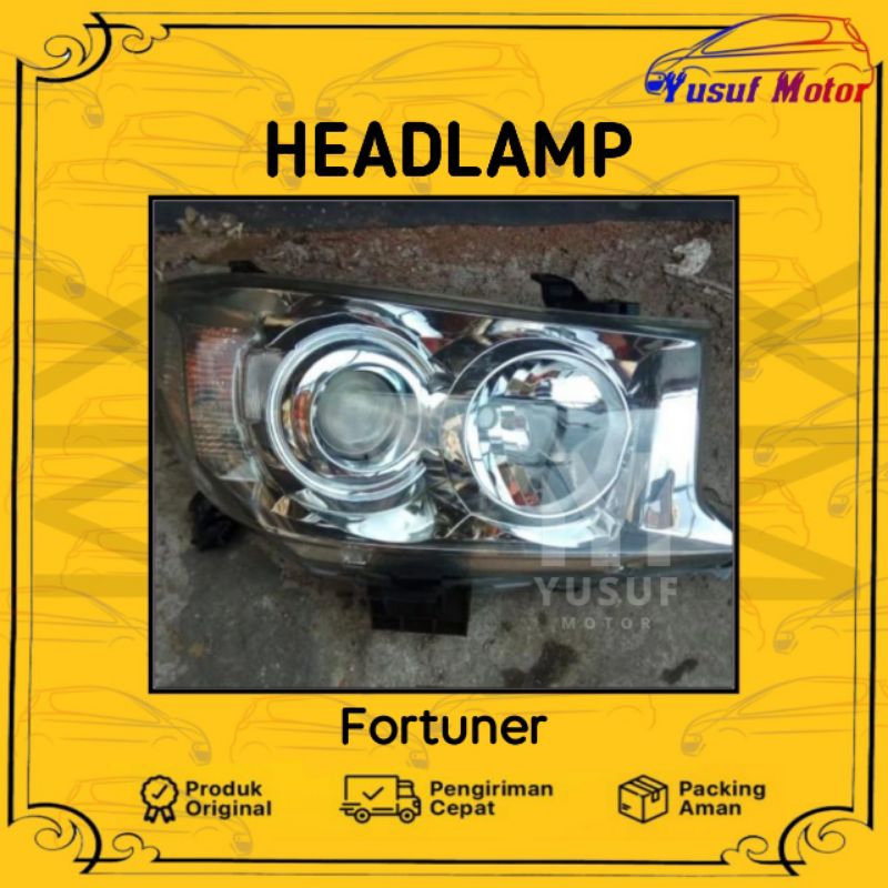 Headlamp Lampu depan Fortuner  2009 2010 Original