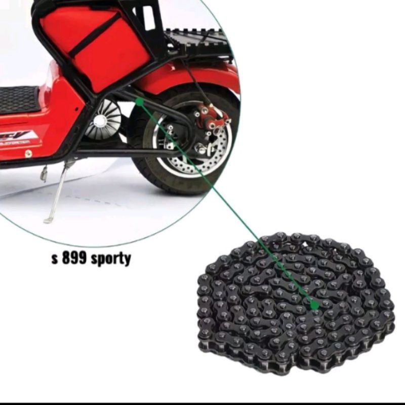 Rantai scooter listrik mr jackie s899 sporty original