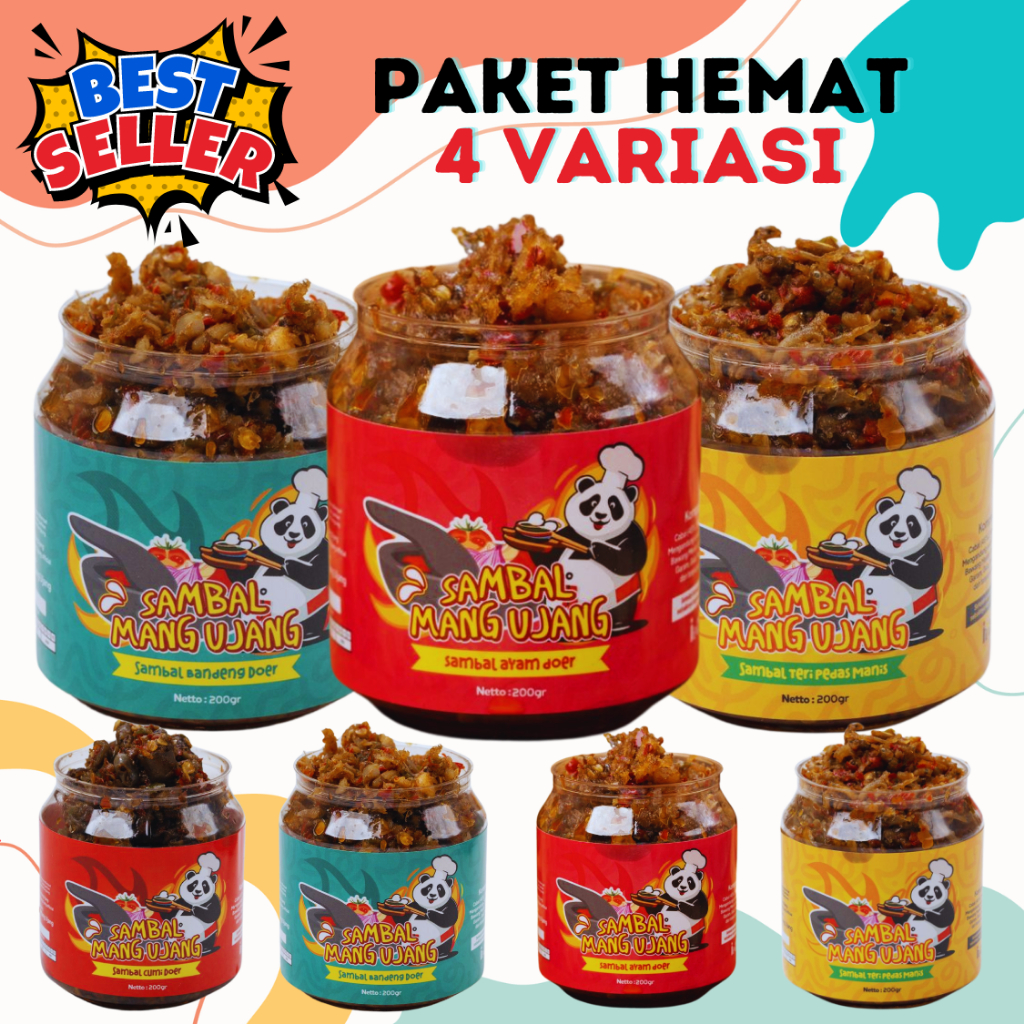 

Sambel Mang Ujang - SEMUA VARIAN RASA (BEST SELLER!!!) 200g