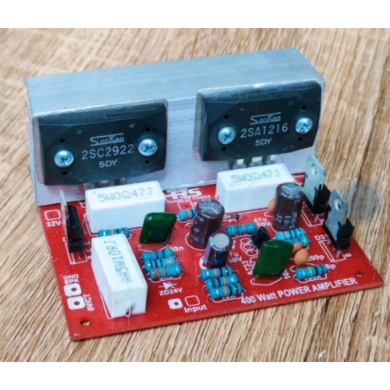 driver mono 400watt lengkap tr final sanken+pendingin