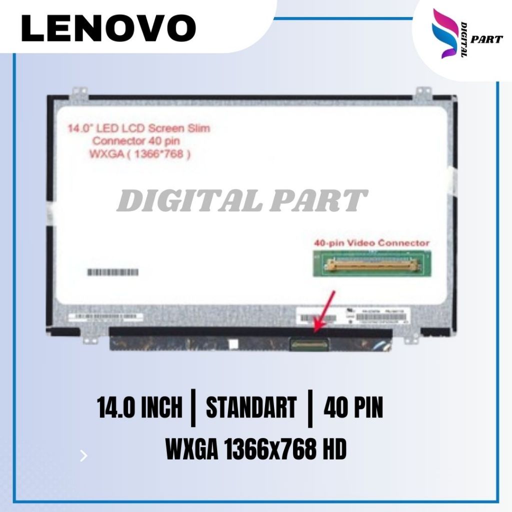 LED LCD Laptop Lenovo Ideapad B470 B475 B480 B485 B490 Series 14.0 STD