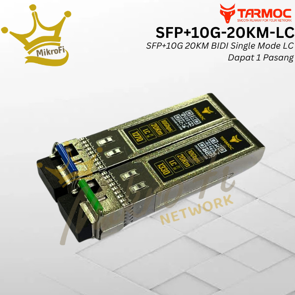Tarmoc SFP+ Transceiver 10G Bidi 20KM |SFP-10G-BD-20KM|Singlecore LC