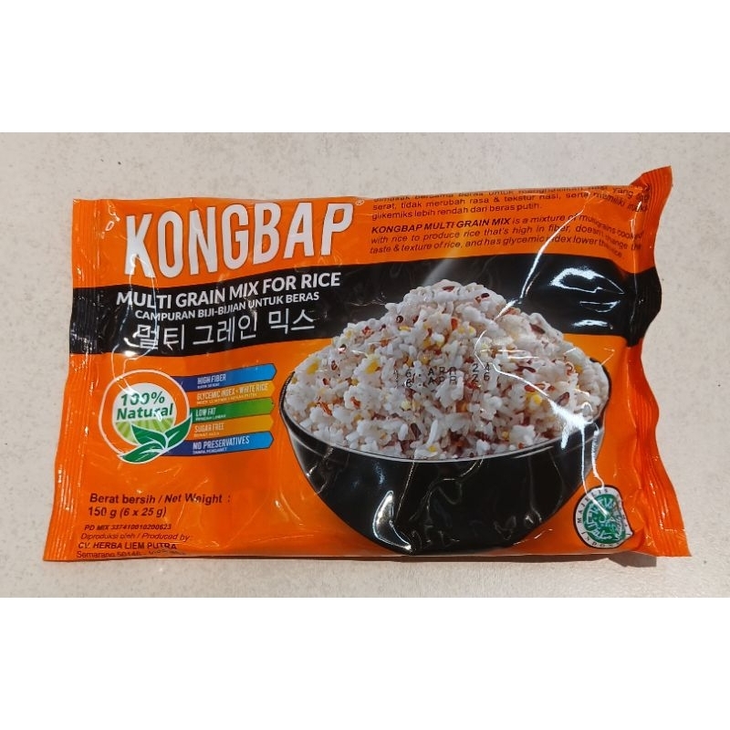 

Beras Korea KONGBAB Multigrain Mix For Rice 150g - HK