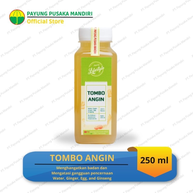 

Tombo Angin 250 ml menghangatkan badan dan mengatasi gangguan pencernaan