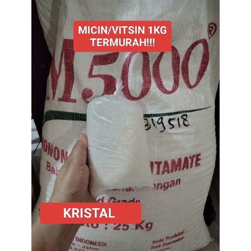 

Micin / vitsin penyedap 500 gr