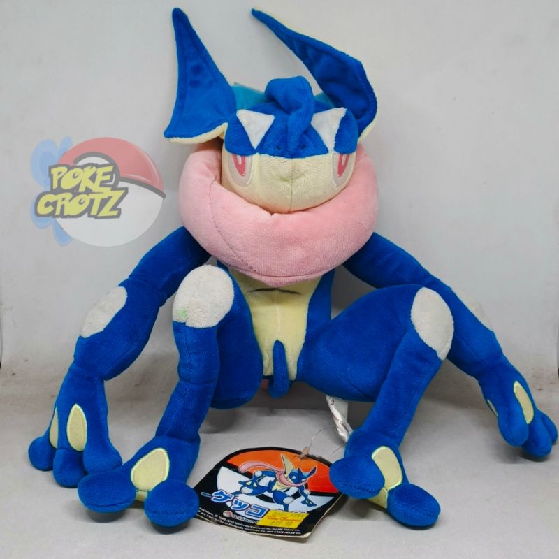 Boneka greninja pokemon center 2014 tag plush