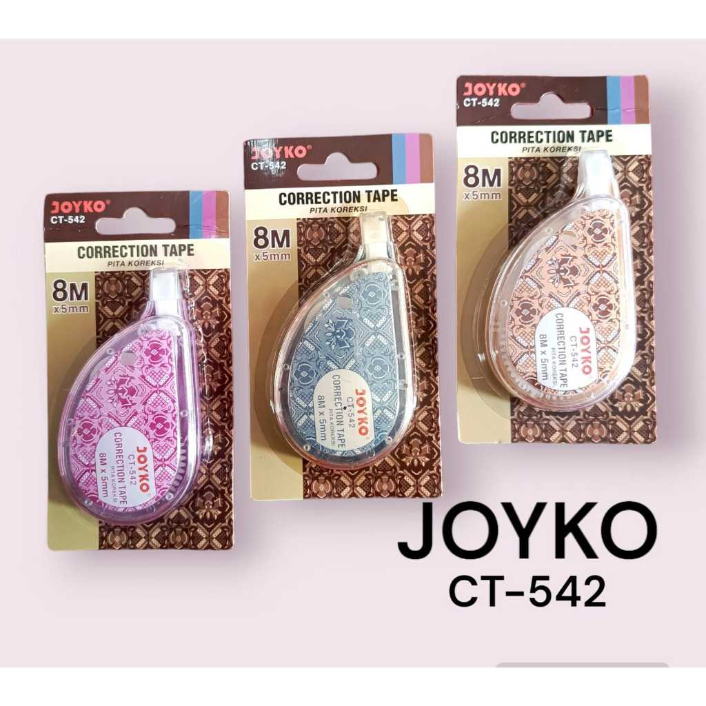 

CORRECTION TAPE JOYKO CT-542 / PITA KOREKSI 8M