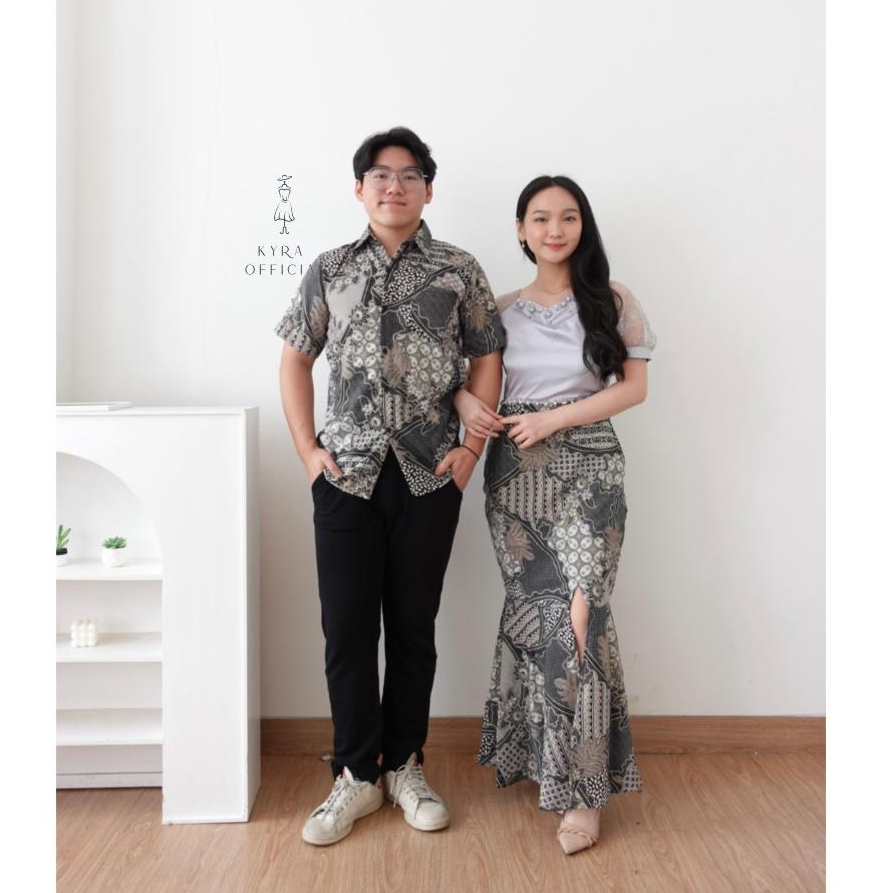 [ KYRA ] DRESS JULITA BATIK (PREMIUM) / DRESS COUPLE BATIK / GAUN PESTA WANITA / DRESS BATIK / DRESS