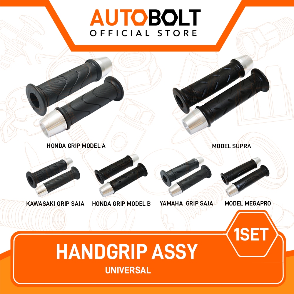 Handgrip Motor Universal Jalu Stang Model Honda Handle Hand Grip Fat Pad Handpad Handfat Bandul Seta