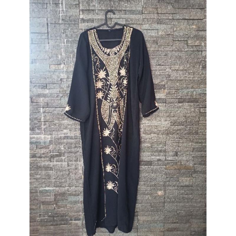 PRELOVED | abaya arab hitam