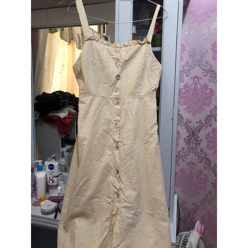 preloved dress putih korean style