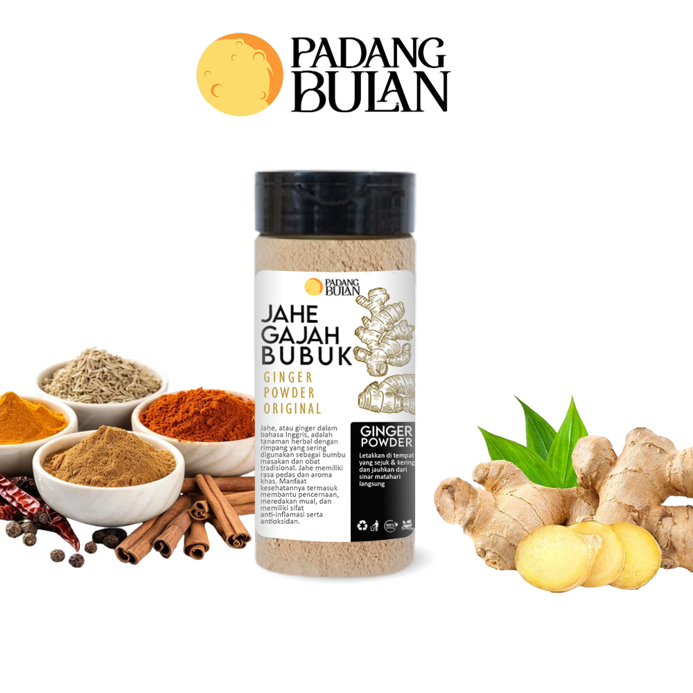 

Jahe Gajah Bubuk 50 Gr Premium - Padangbulan