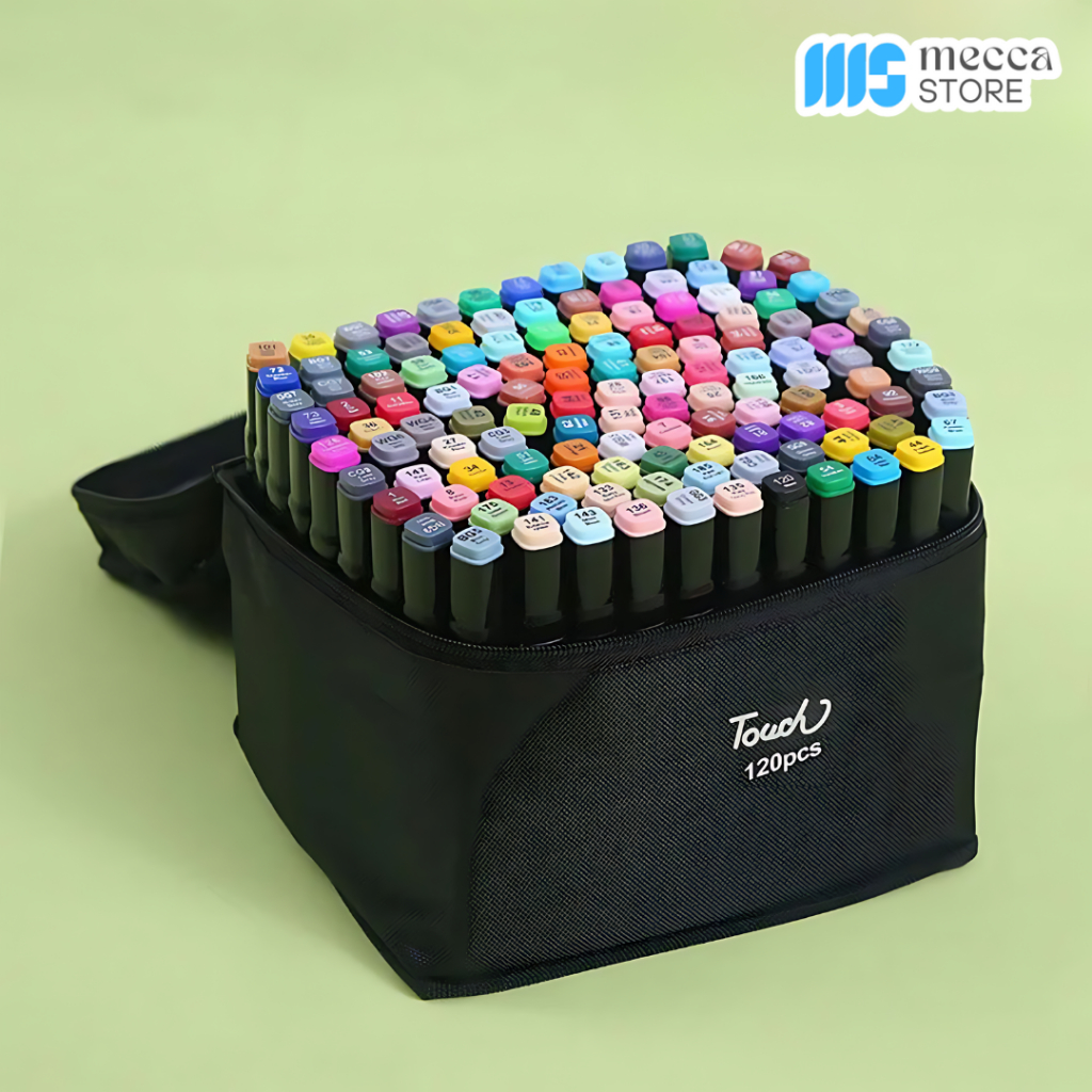 

Spidol Dual Side Fine Art Brush Art Marker Set 120 Warna