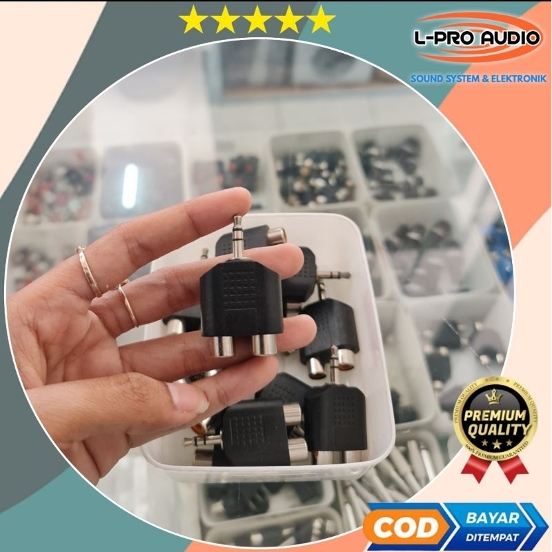 JEK CABANG 3.5MM STEREO TO 2RCA